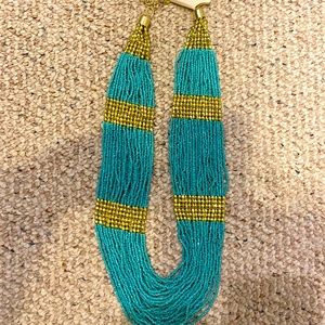 Amrita Singh turquoise necklace